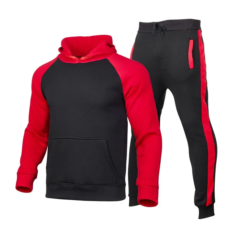 High Quality Mens Custom Logo Jogger Sweatsuit Set Training Jogging Wear Man Track Suits Vendor